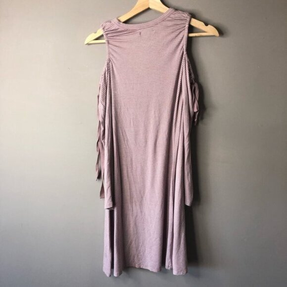 American eagle striped dress open shoulder S - Picture 5 of 5
